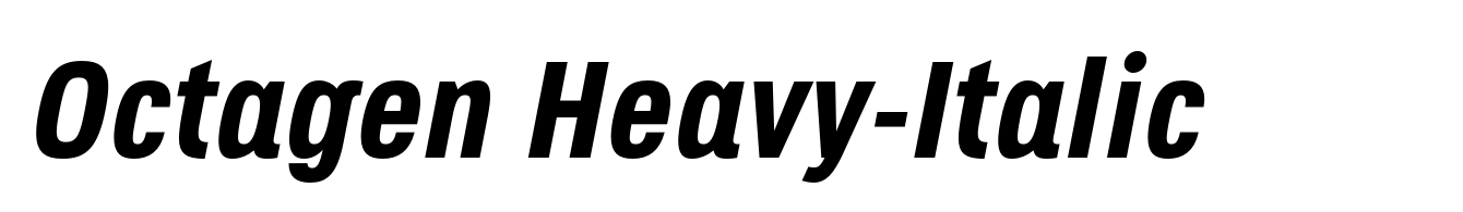Octagen Heavy-Italic
